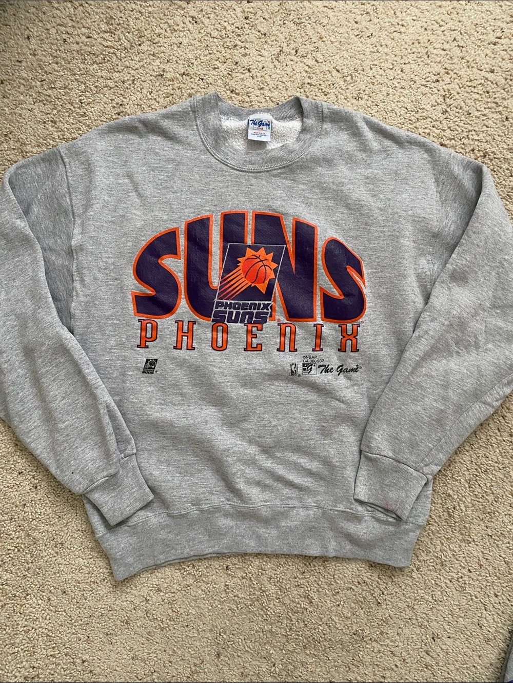 1990’s The Game Phoenix Suns Sweatshirt. L. Made in USA.